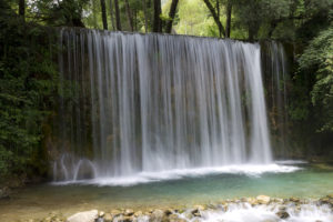 Fotografare le cascate - dati di scatto: f/22 - 1 sec.