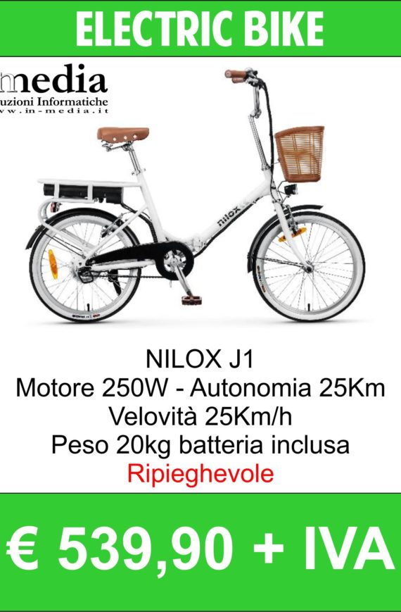 Bicicletta elettrica - Nilox eBike J1