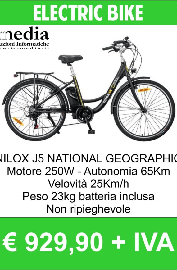 Bicicletta elettrica - Nilox eBike J5 NG